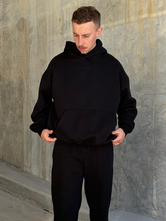 bespoke hoodie - vanta black