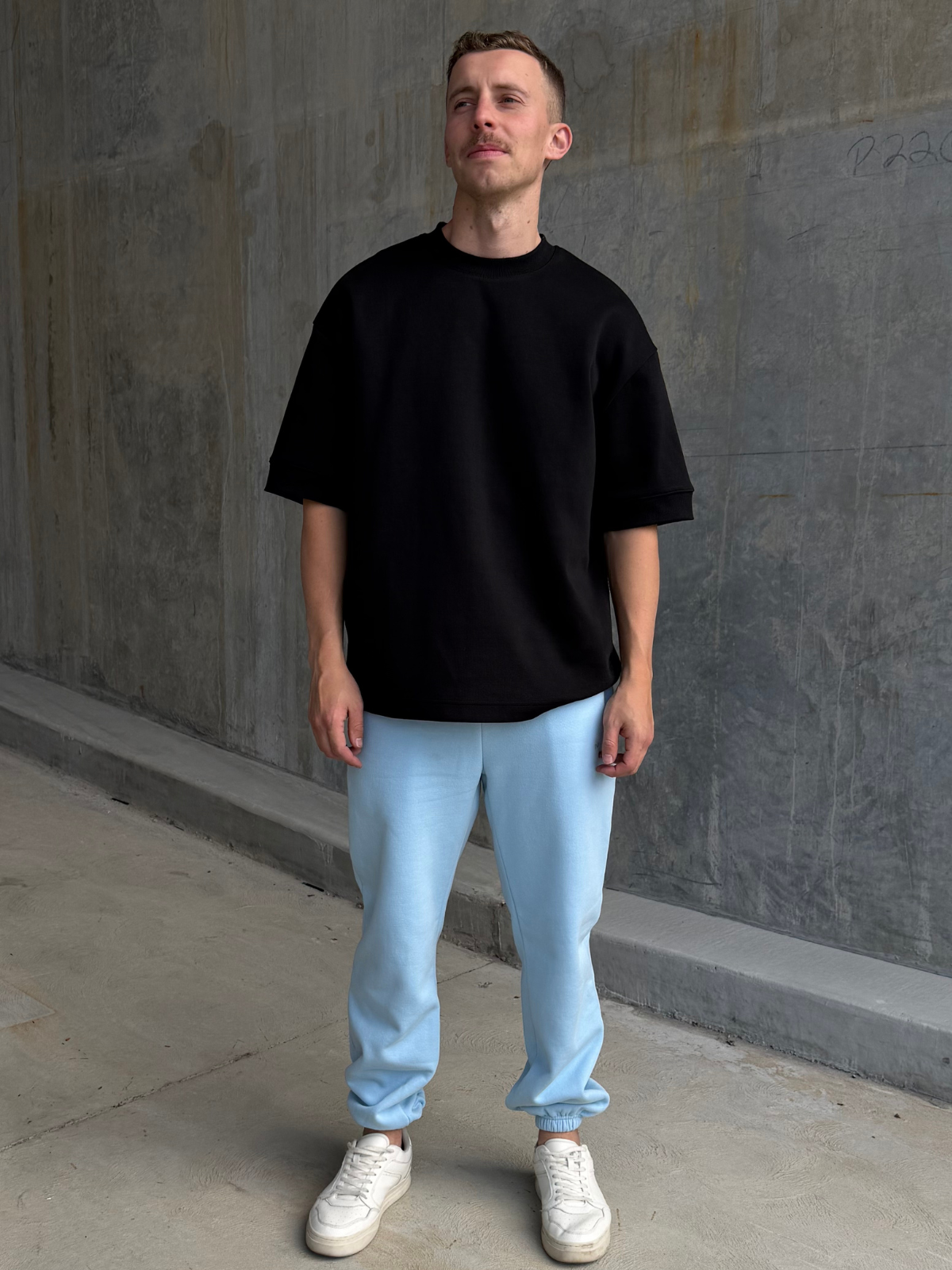 bespoke trackies - glacier blue