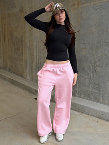 bespoke trackies straight leg - blossom