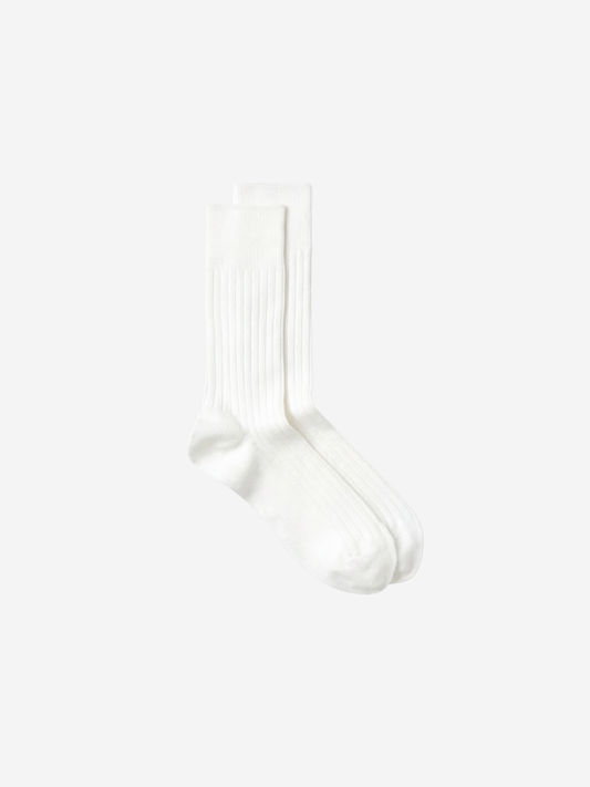 bespoke socks - white